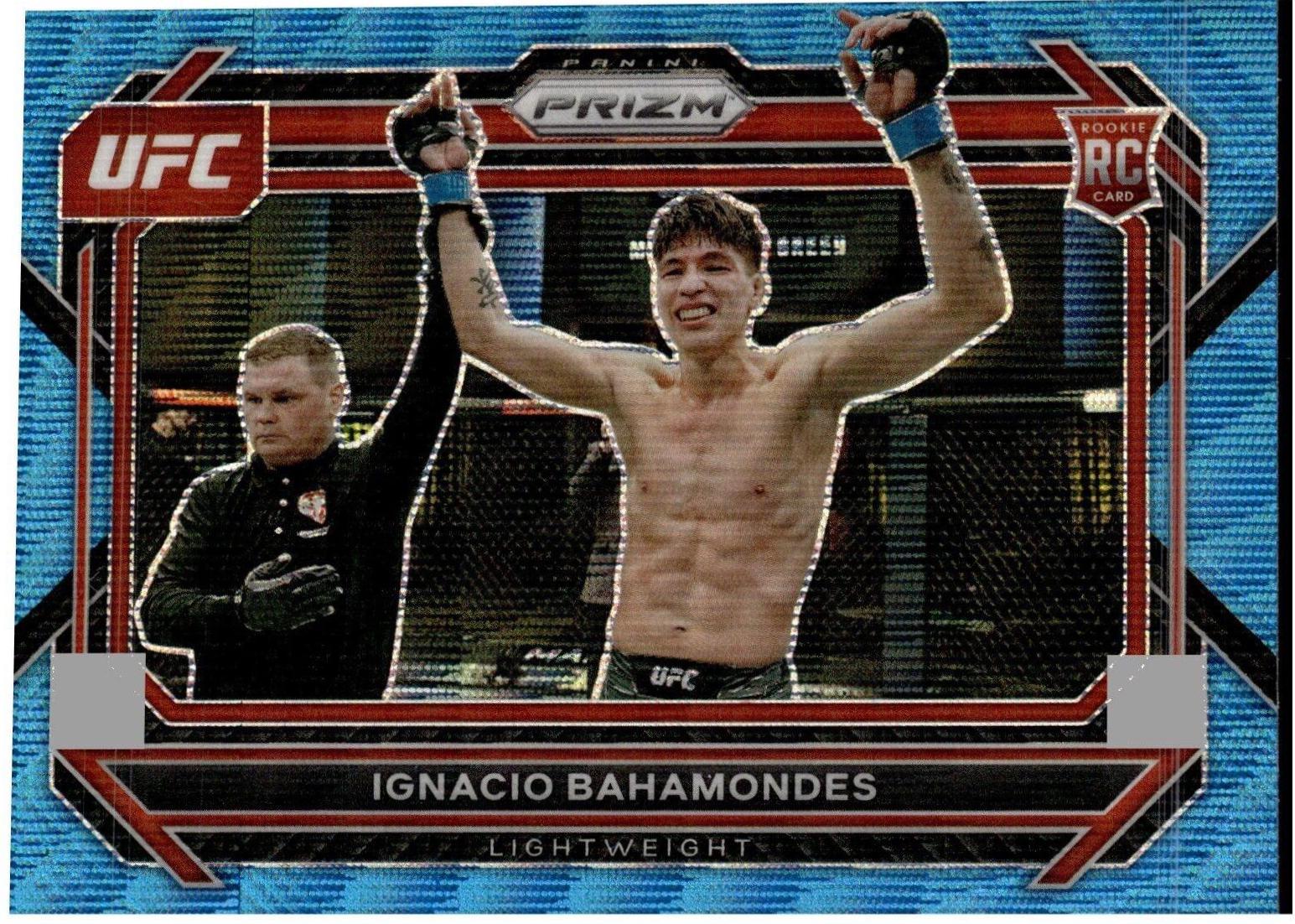 Ignacio Bahamondes 2023 Panini Prizm UFC Base #62 Blue Wave