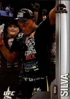 Anderson Silva 2015 Topps UFC Champions Base #84 Red