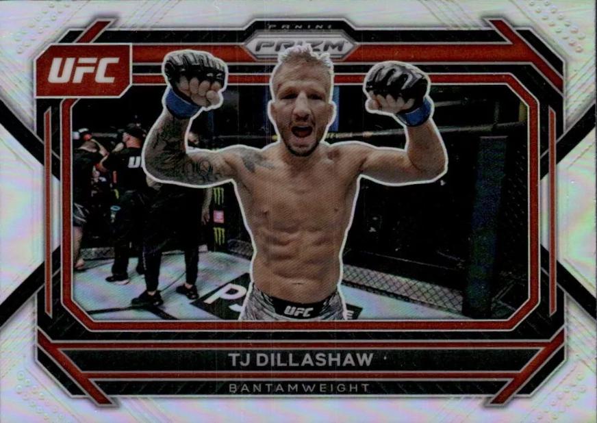 TJ Dillashaw 2023 Panini Prizm UFC Base #3 Silver