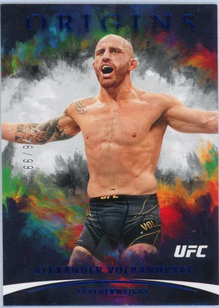 Alexander Volkanovski 2022 Panini Chronicles UFC Base Origins #139 Blue