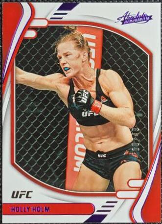 Holly Holm 2022 Panini Chronicles UFC Base Absolute #122 Purple