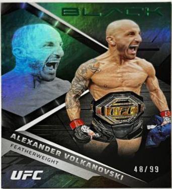 Alexander Volkanovski 2022 Panini Chronicles UFC Base Contenders Optic Season Ticket #357 Green
