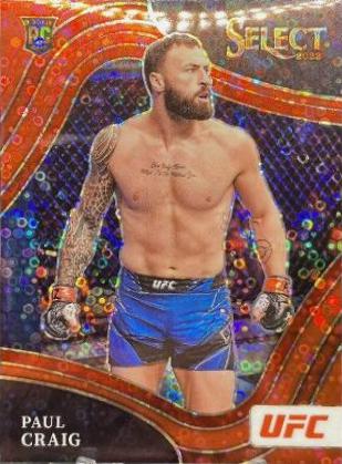 Paul Craig 2022 Panini Select UFC Octagonside #224 Red Disco