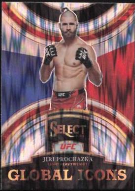 Jiri Prochazka 2023 Panini Select UFC Global Icons #7 Silver