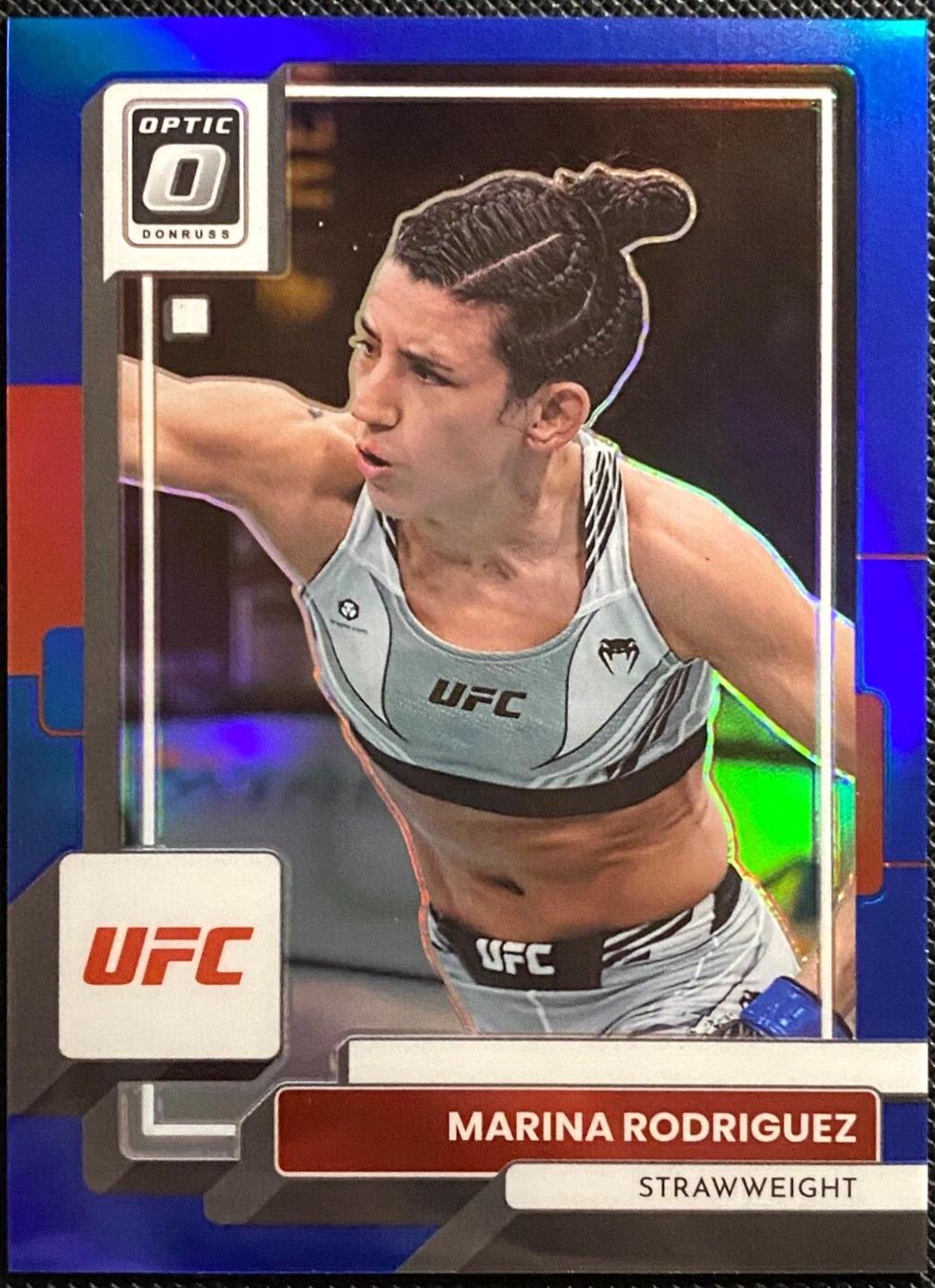 Marina Rodriguez 2023 Panini Donruss Optic UFC Base #38 Blue