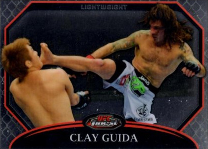 Clay Guida 2011 Topps Finest UFC Base #29 Red Refractor