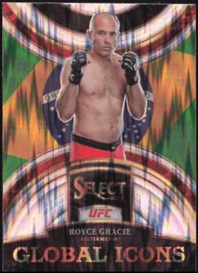 Royce Gracie 2023 Panini Select UFC Global Icons #15 Silver