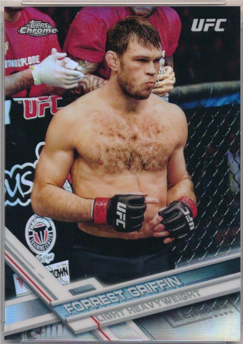 Forrest Griffin 2017 Topps Chrome UFC Base #61 Refractor