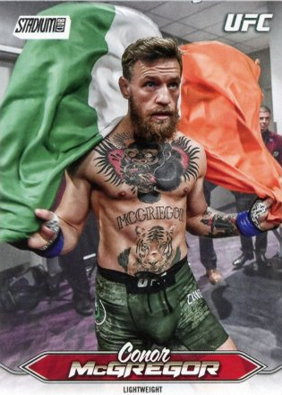 Conor McGregor 2025 Topps Stadium Club UFC Base #200 Gold Rainbow