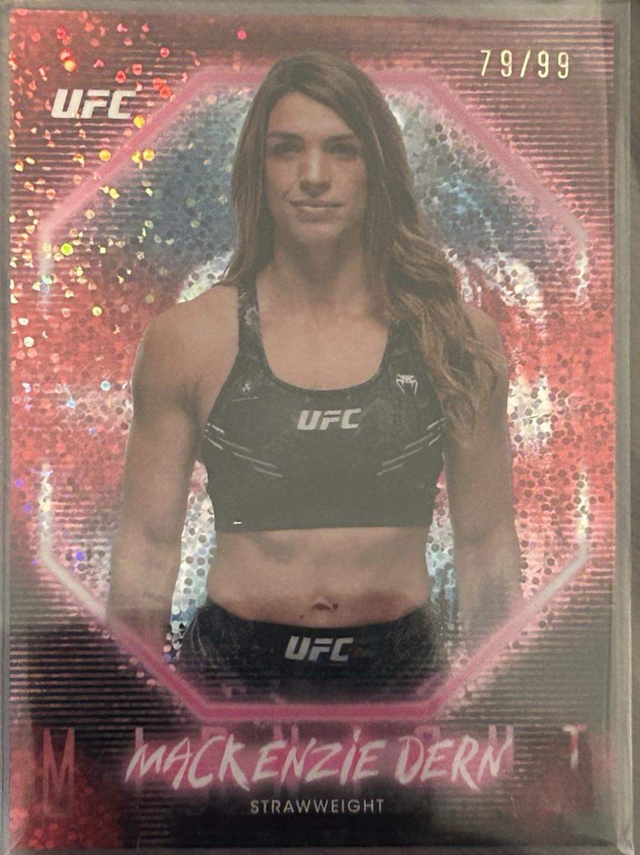 Mackenzie Dern 2025 Topps Midnight UFC Base #58 Twilight