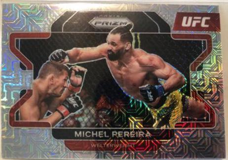Michel Pereira 2022 Panini Prizm UFC Base #18 Mojo