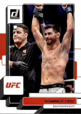 Dominick Cruz 2023 Panini Donruss UFC Base #140 Press Proof Purple