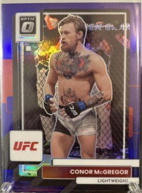 Conor McGregor 2023 Panini Donruss Optic UFC Base #86 Purple