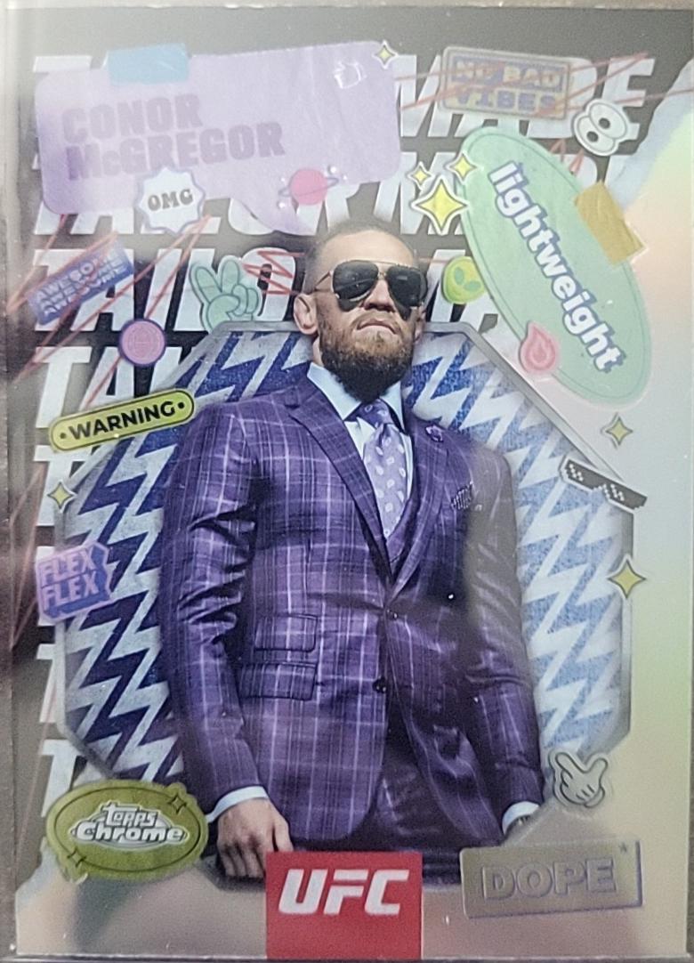 Conor McGregor 2025 Topps Chrome UFC Tailor Made #TRM-10 Refractor