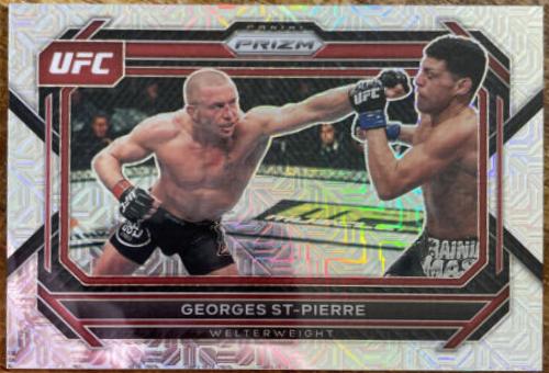 Georges St-Pierre 2023 Panini Prizm UFC Base #32 Mojo