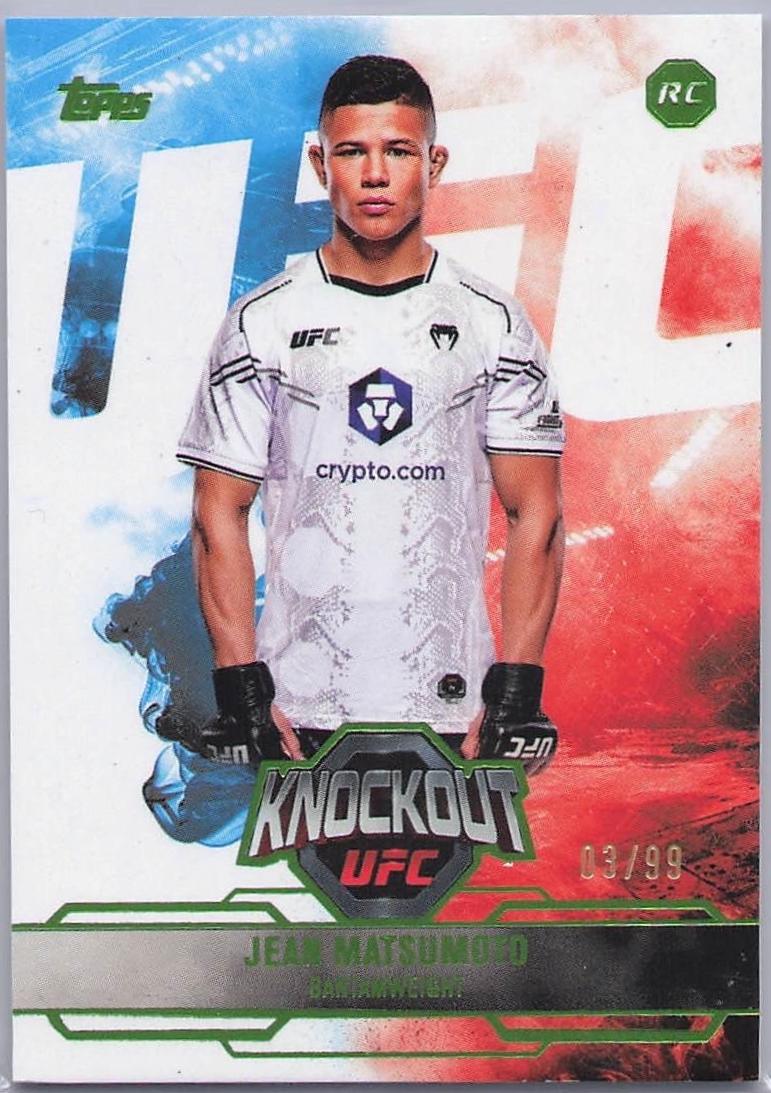 Jean Matsumoto 2025 Topps Knockout UFC Base #79 Lime Green