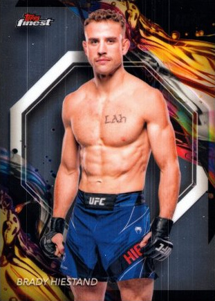 Brady Hiestand 2024 Topps Finest UFC Base Uncommon #162 Checkerboard Refractor