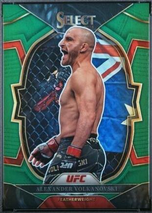 Alexander Volkanovski 2023 Panini Select UFC Concourse #38 Green