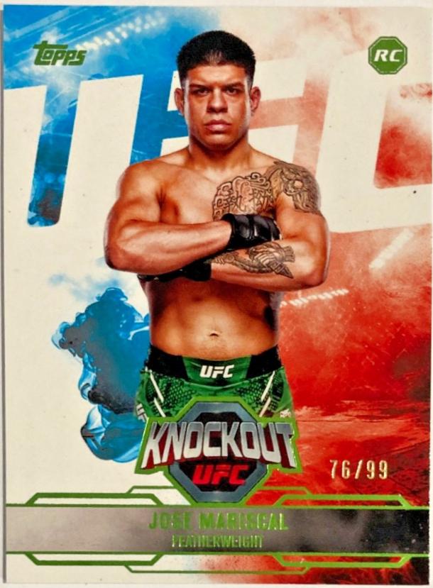 Jose Mariscal 2025 Topps Knockout UFC Base #60 Lime Green