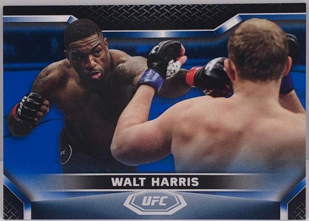 Walt Harris 2020 Topps UFC Knockout Base #69 Blue