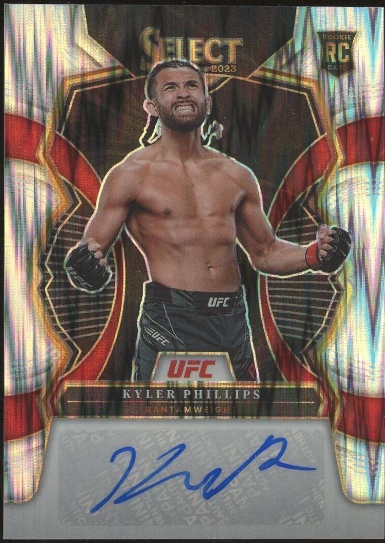 Kyler Phillips 2023 Panini Select UFC Rookie Signatures #14 Flash