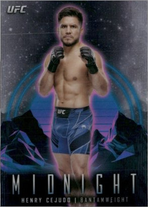 Henry Cejudo 2024 Topps Midnight UFC Base #23 Topps Industry Conference Promo