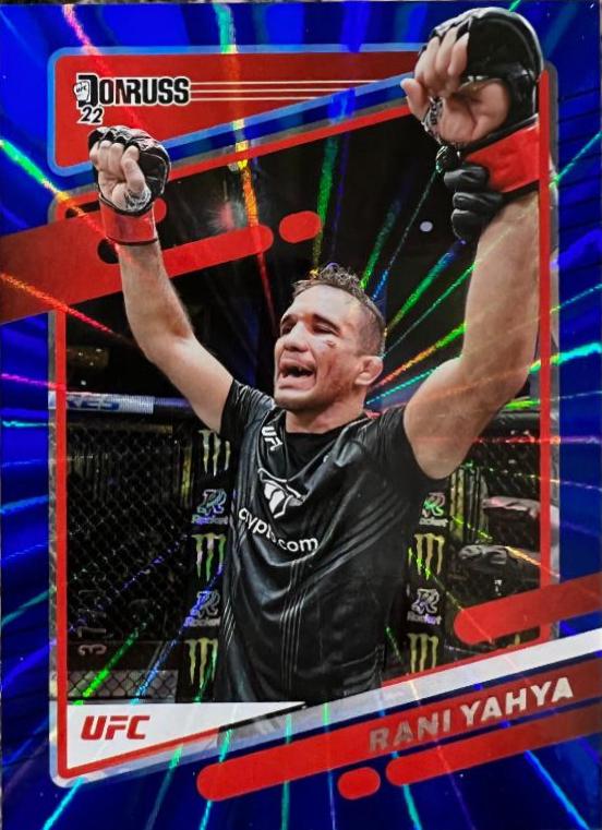 Rani Yahya 2022 Panini Donruss UFC Base #105 Blue