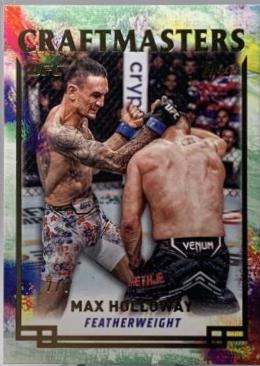 Max Holloway 2024 Topps Knockout UFC Craftmasters #CRM-19 Gold