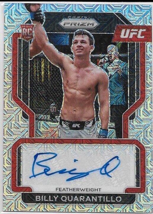 Billy Quarantillo 2022 Panini Prizm UFC Signatures #SG-BQL Mojo