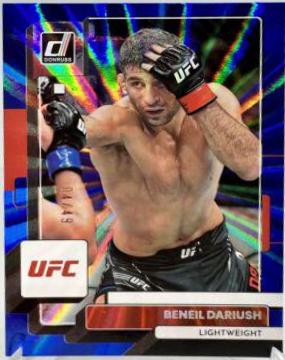 Beneil Dariush 2023 Panini Donruss UFC Base #38 Blue Laser