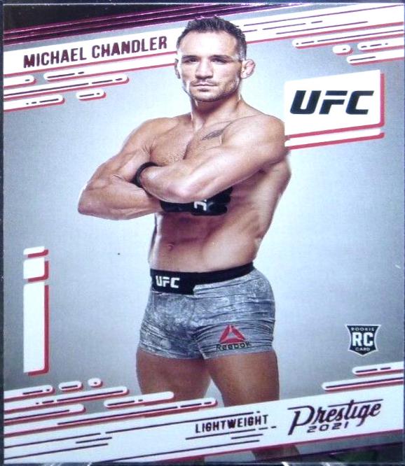 Michael Chandler 2021 Panini Chronicles UFC Base Prestige #77 Purple