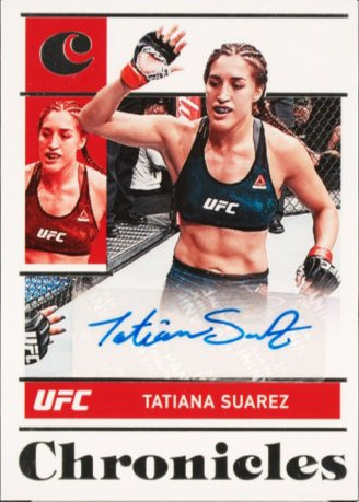 Tatiana Suarez 2022 Panini Chronicles UFC Chronicles Signatures #23 Platinum
