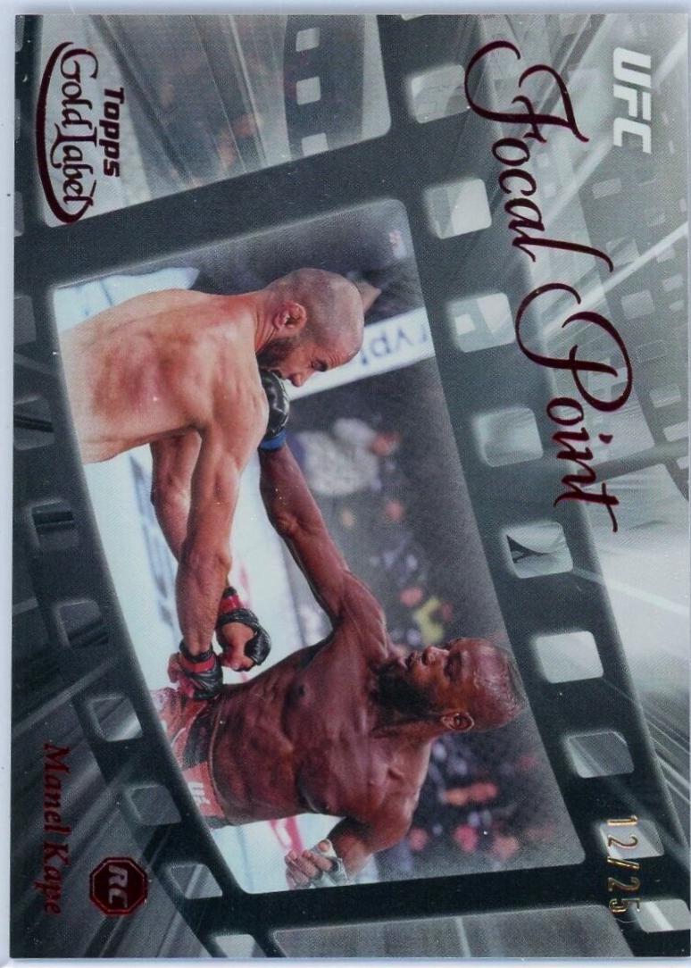 Manel Kape 2024 Topps Gold Label UFC Focal Point #FP-18 Red