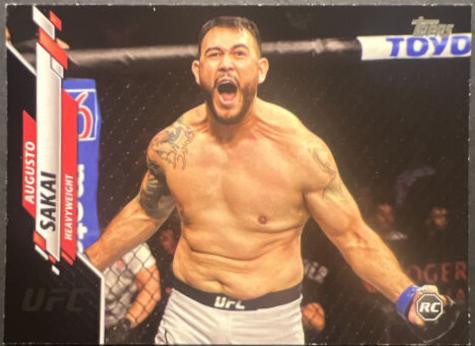 Augusto Sakai 2020 Topps UFC Base #95 Black