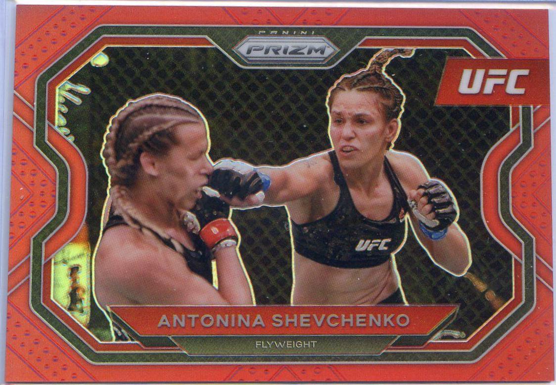 Antonina Shevchenko 2021 Panini Prizm UFC Base #192 Red