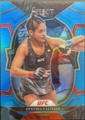 Cynthia Calvillo 2023 Panini Select UFC Concourse #22 Light Blue