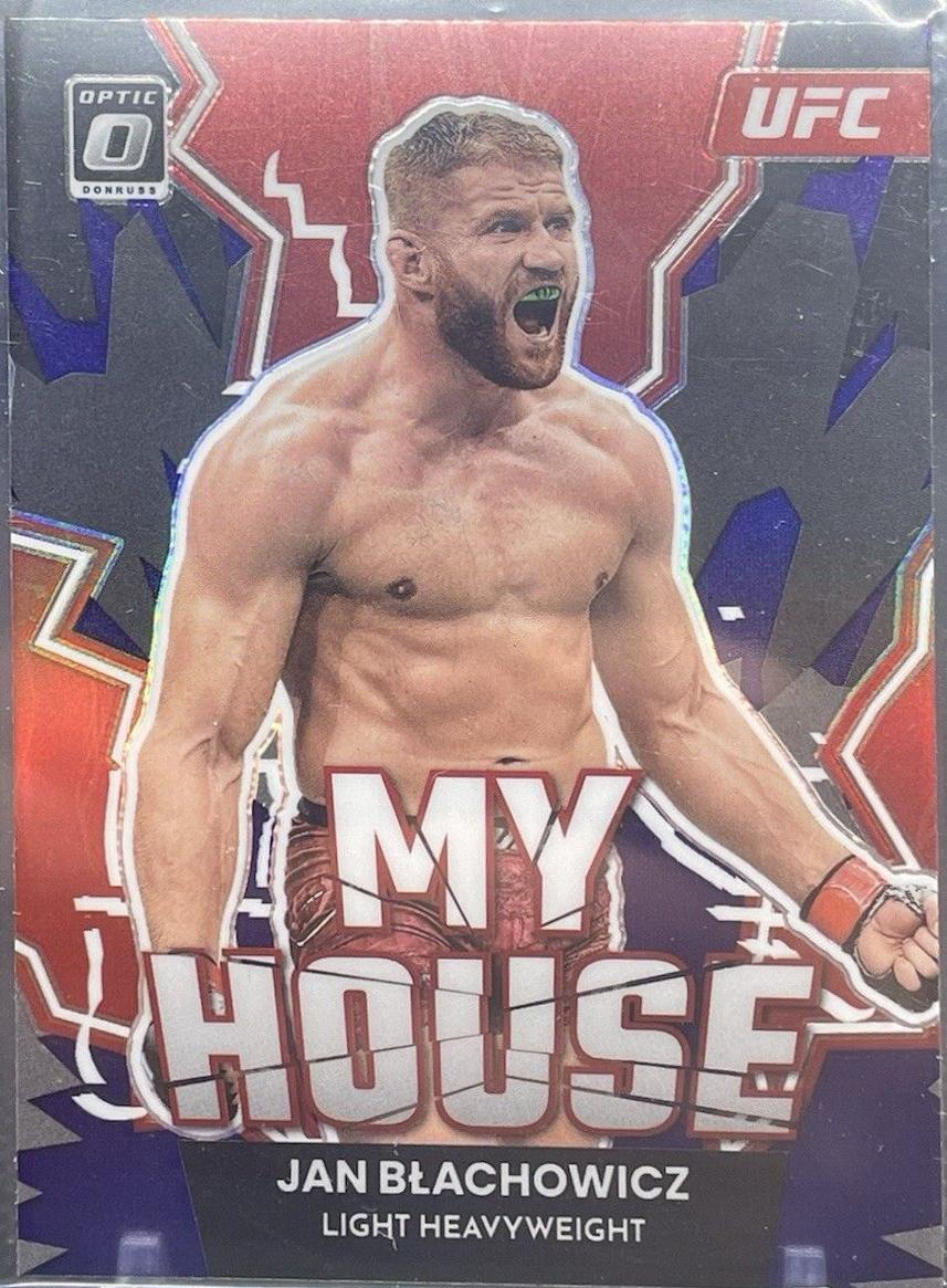 Jan Błachowicz 2023 Panini Donruss Optic UFC My House #16 Purple