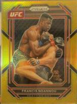 Francis Ngannou 2023 Panini Prizm UFC Base #117 Gold