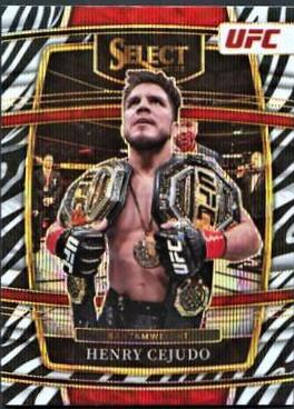 Henry Cejudo 2022 Panini Select UFC Concourse #42 Zebra