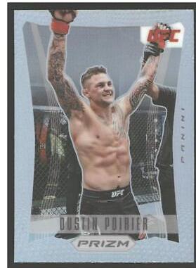 Dustin Poirier 2022 Panini Prizm UFC Prizm Flashback #14 Silver