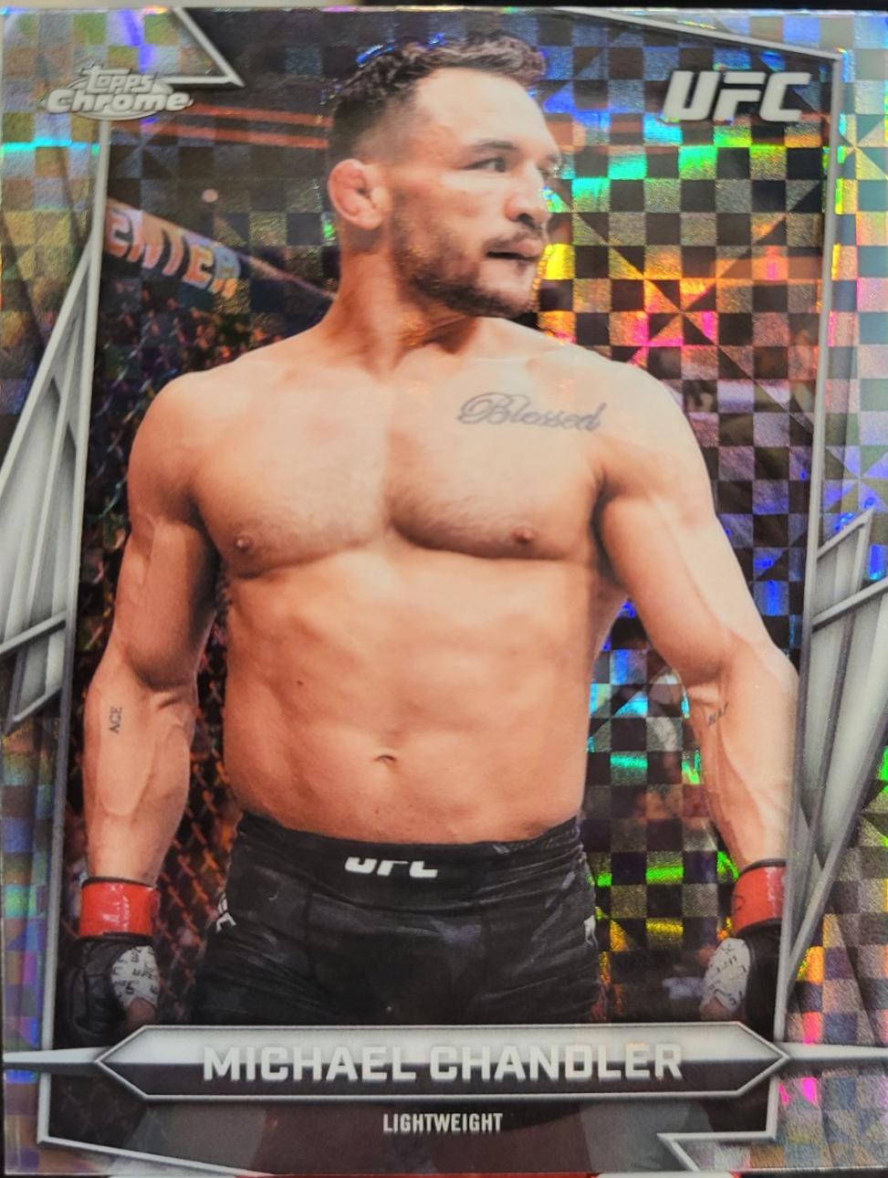 Michael Chandler 2026 Topps Chrome UFC Base #159 X-fractor