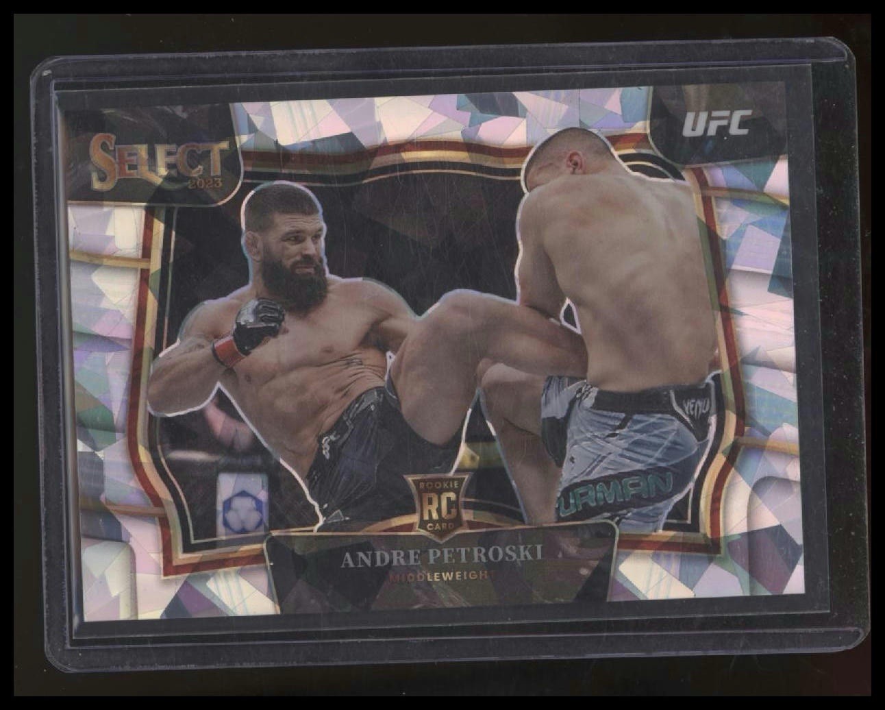 Andre Petroski 2023 Panini Select UFC Octagonside #224 Cracked Ice