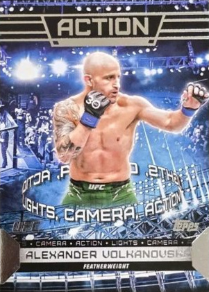 Alexander Volkanovski 2024 Topps Knockout UFC Camera (Lights, Camera, Action) #CAM-15 Gold