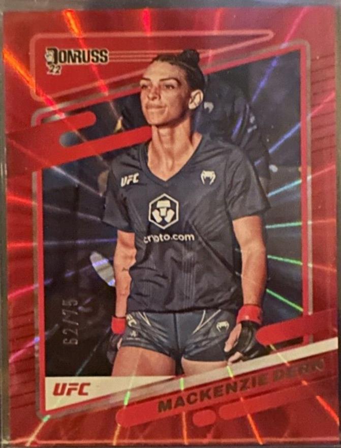 Mackenzie Dern 2022 Panini Donruss UFC Base #34 Red