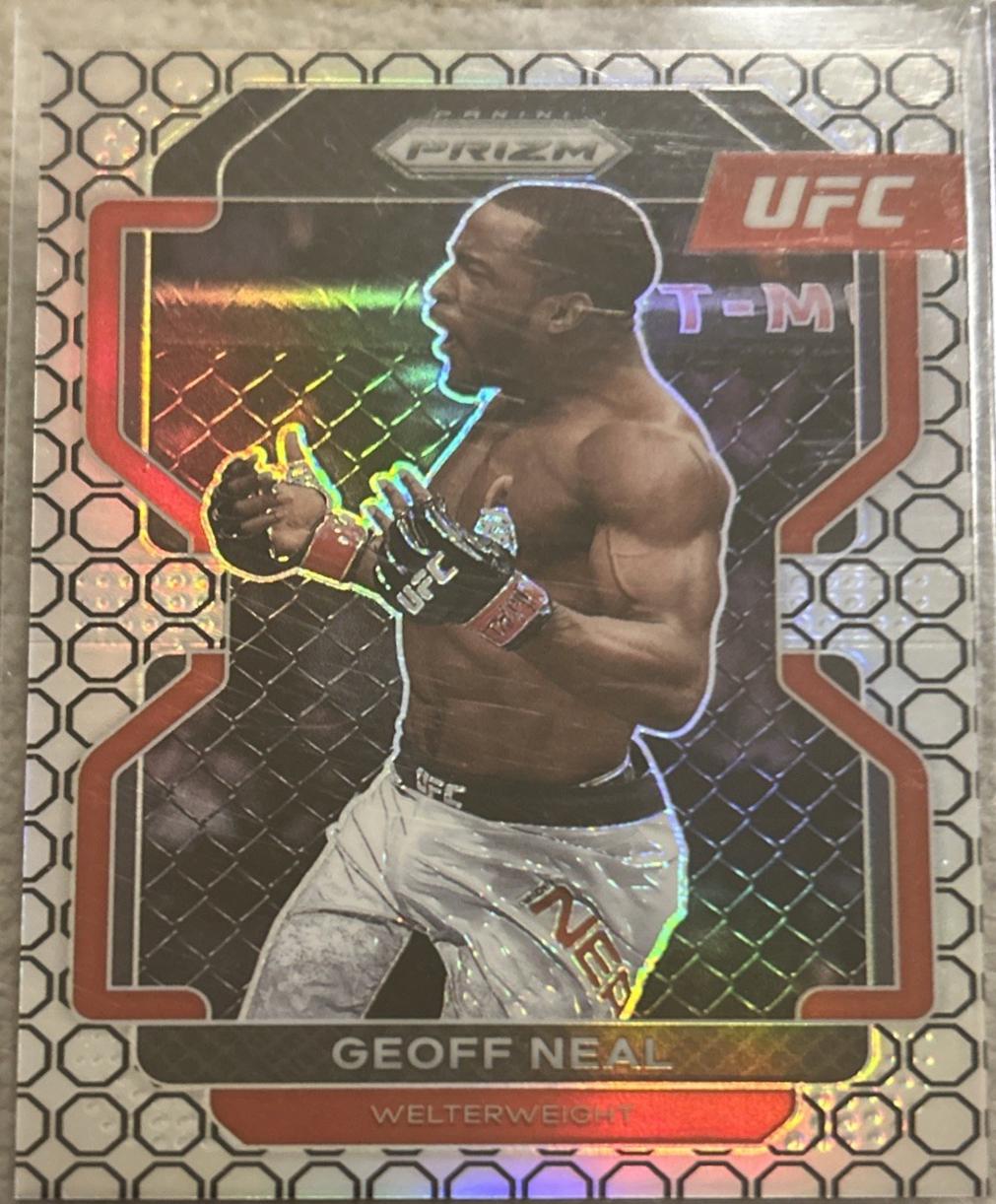 Geoff Neal 2022 Panini Prizm UFC Base #163 Octagon