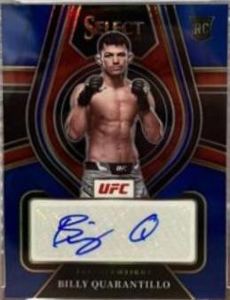Billy Quarantillo 2022 Panini Select UFC Rookie Signatures #7 Blue