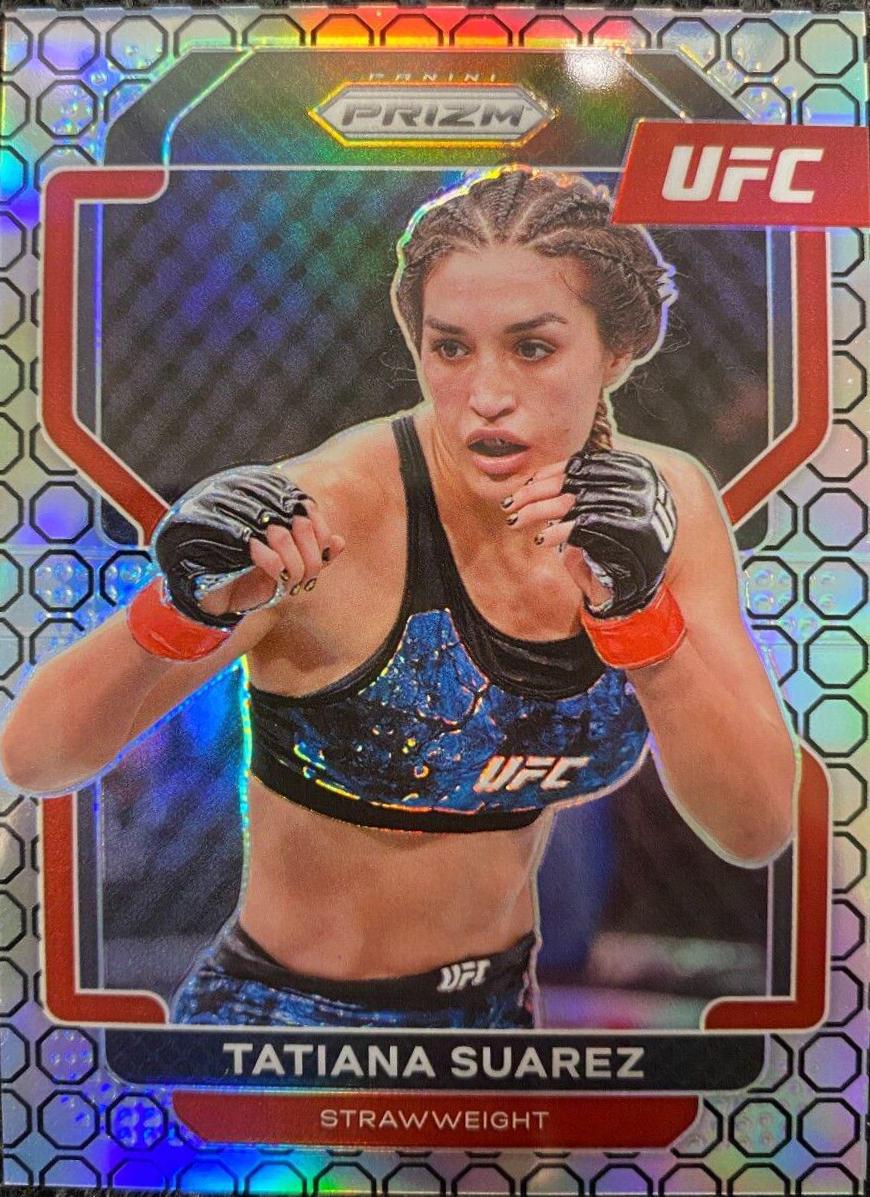 Tatiana Suarez 2022 Panini Prizm UFC Base #128 Octagon