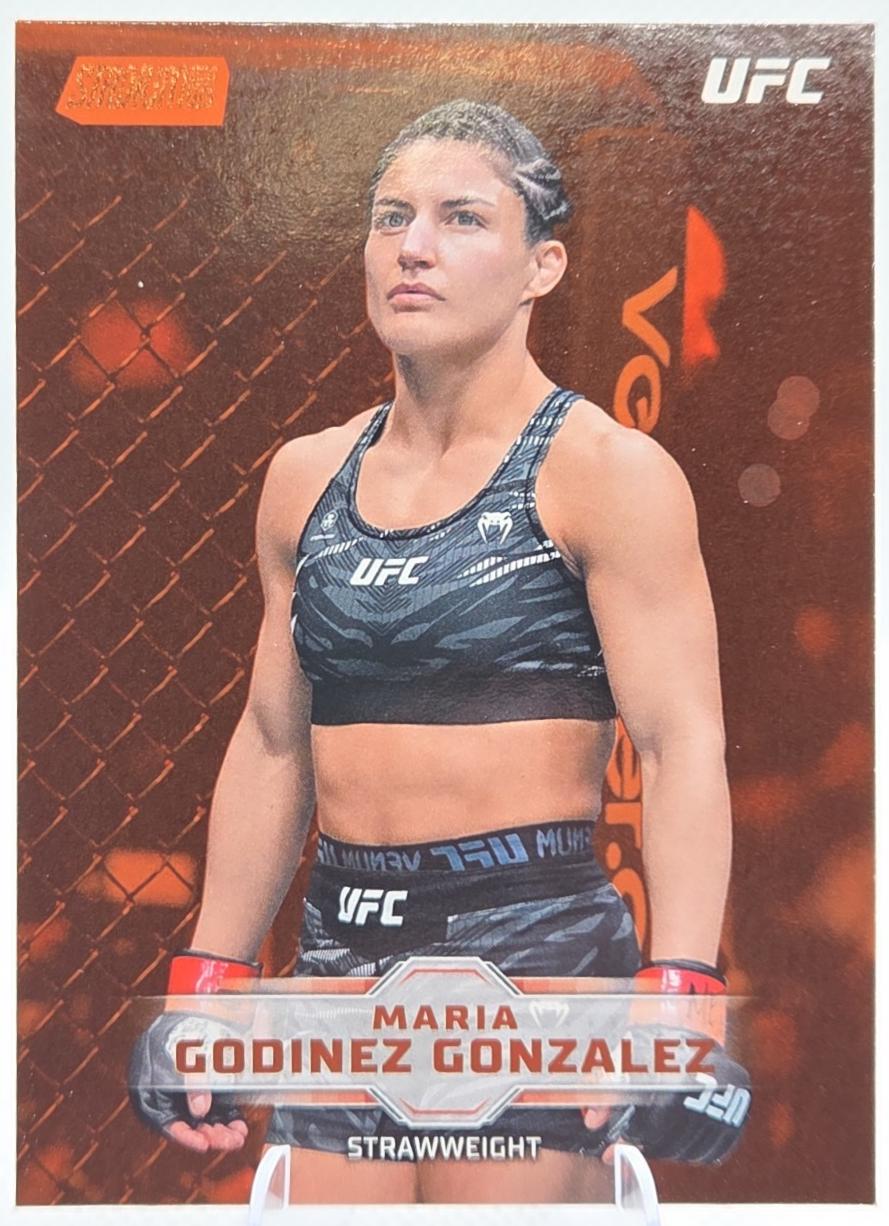 Maria Godinez Gonzalez 2026 Topps Stadium Club UFC Chrome Base #CB-116 Orange Refractor