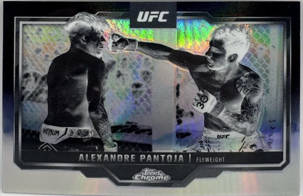 Alexandre Pantoja 2025 Topps Chrome UFC Base #188 Negative Refractor