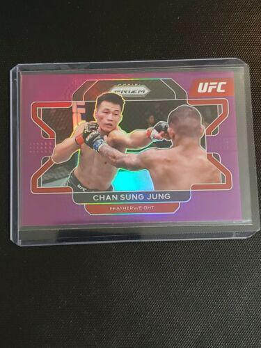 Chan Sung Jung 2022 Panini Prizm UFC Base #87 Purple